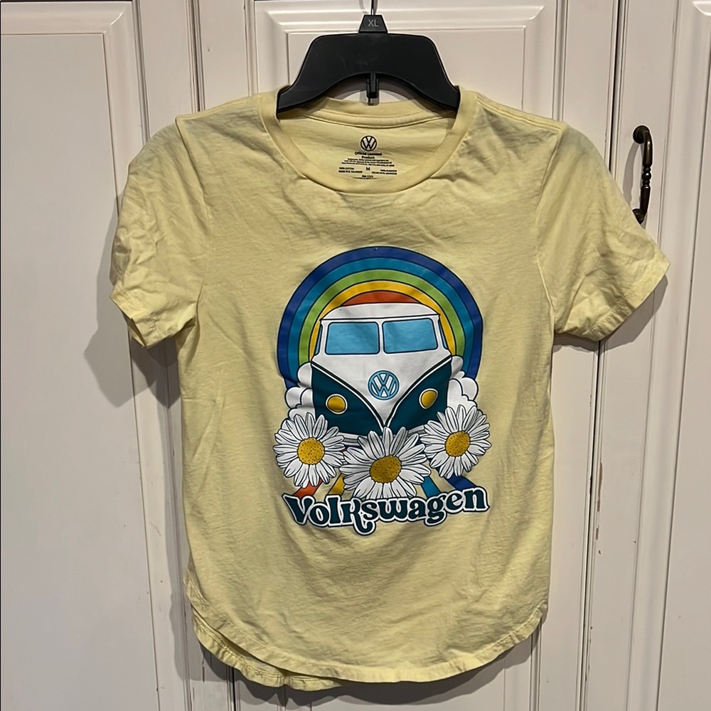 Yellow Graphic Short Sleeve Tee official Volkswagen